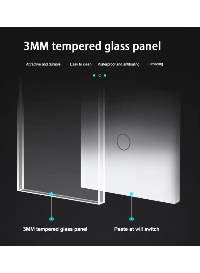 Smart Wi-Fi Touch Wall Switch 1 Gang - Tuya Smart App - No Hub Required - Alexa & Google Assistant Compatible - Image 3